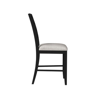 Tulane - 5 Piece Dining Set (Counter Table & 4 Counter Chairs) - Oak & Black