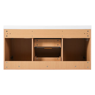 Modern Wall Mounted Bathroom Vanity, Soft Close Doors