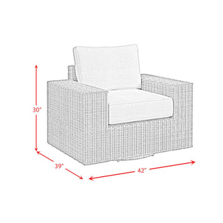 Carmona - Swivel Chair - Natural