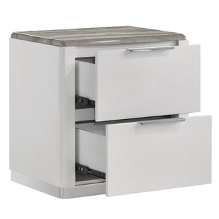 Jazz - 2 Drawer Nightstand - White