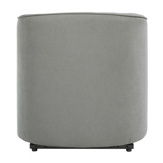 Power Lift Recliner Barrel Shape Reclining Chair With Footrest And Side Pocket