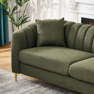 Tufted Oversized Sofa For Living Spaces