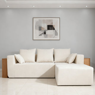 Modular Corner Sofa With Soft Fabric