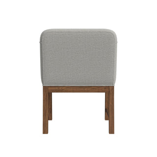 Glinda - Upholstered Fabric Dining Chair (Set of 2) - Brown / Light Gray