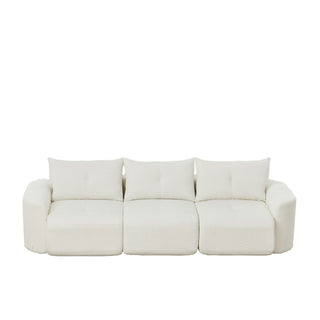 3 Seater With Thickened Armrests Sofa For Living Room