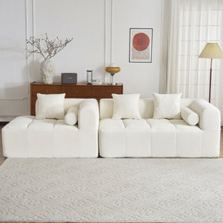 Sectional Free Combined Sofa With 2 Side Pockets