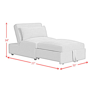Pluto - Chair With Kidney Pillow, Klik Klak And Pop Up - Coronado Gray