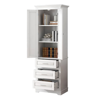Storage Cabinet With 3 Drawers For Bathroom