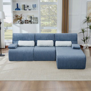 Oversized Sectional Sofa, Living Room Seating With Modular Design