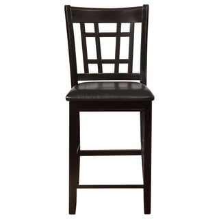 Lattice Back Counter Height Stools (Set of 2)