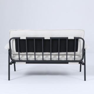 Modern Metal Frame Sofa With Sponge Filling For Compact Spaces And Versatile Use