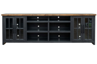TV Stand Console For TVs Up To 100" - Black / Whiskey