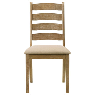 Sammy - Dining Side Chair (Set of 2) - Brown / Beige