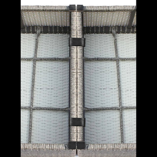 Comfortable Modern Patio Rattan Sectional Set With Cushions