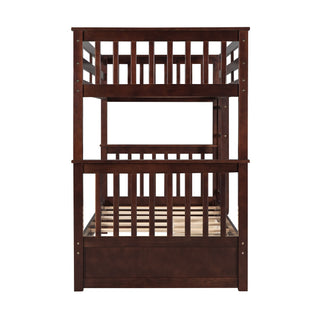 Bunk Bed With Ladders And 2 Storage Drawers