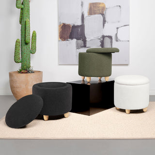 Corvair - Round Storage Ottoman