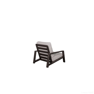 Verona - Seating Lounge Chair (Set of 2) - Dark Espresso / Gray / Off White