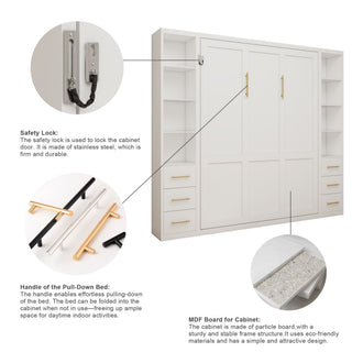 Folding Vertical Murphy Wall Bed