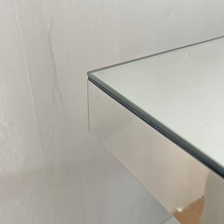 Double C - Base Rectangular Sofa Table For Living Room - Silver