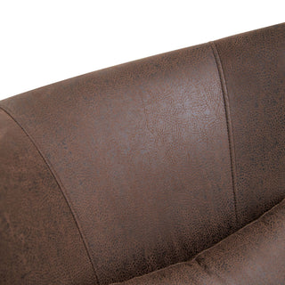Leisure Chair With Curved Backrest