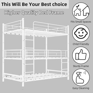 Triple Frame Bed With Built In Ladder