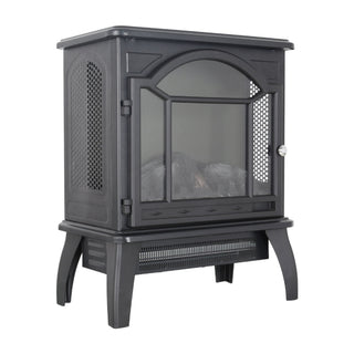 3D Flame Electric Infrared Quartz Fireplace Stove With Remote Control