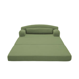2 Seater Sofa Bed, Compact Foldable Floor Couch