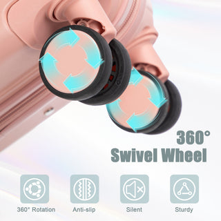 Spinner Luggage Set & Combination Lock