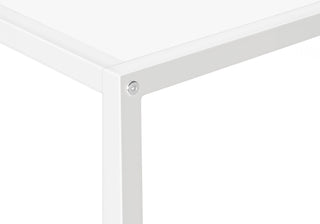 Corner Accent Console Table For Entryway, Unique L-Shaped Design