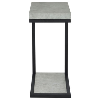 Snack Table With Industrial Base