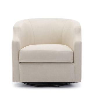 Isabelle - Swivel Glider Barrel Chair
