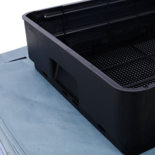 Durable 3 Tray Worm Farm Kit For Efficient Vermicomposting, 65L Capacity - Yellow / Black