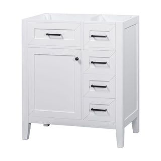 Modern Bathroom Vanity Base Only With Drawers, Freestanding Design