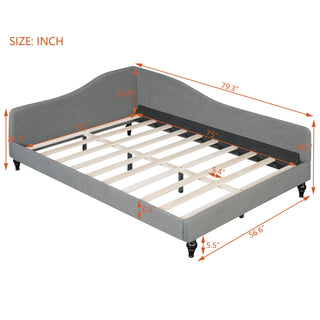 Modern L Shaped Daybed With Legs