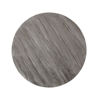 Coffee Table With Wood Patterned Tabletop And Iron Frame - Gray