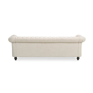 Chesterfield Style 3 Seater Sofa With Deep Button Tufting