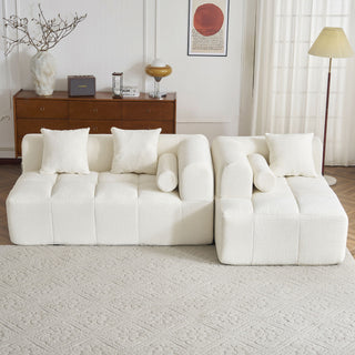 Sectional Free Combined Sofa With 2 Side Pockets