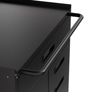 Rolling Tool Cabinet Heavy Duty Garage Storage With Lockable Doors & Drawers