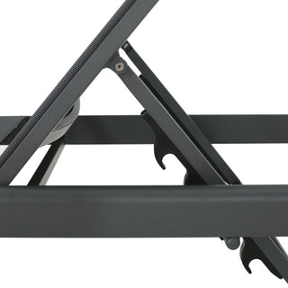 Outdoor Patio Chaise Lounge With 5 Reclining Positions