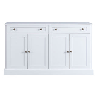 Kitchen Sideboard Storage Buffet Cabinet With 2 Drawers & 4 Doors Adjustable Shelves For Dining Room, Living Room