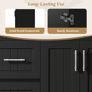 Wall Mounted Bathroom Vanity & Sink, 2 Drawers