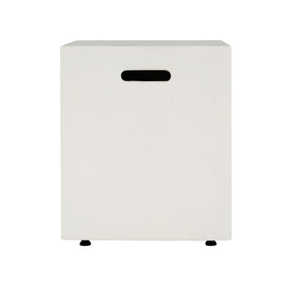 Modern Tank Holder Side Table With Smooth Concrete Surface