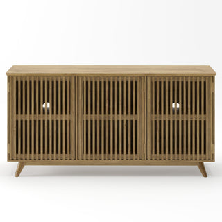 TV Stand With Adjustable Shelf - Natural