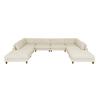 Modern Modular Sectional With Adjustable Back Support