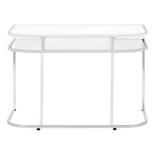 Computer Desk For Home Office, Laptop, Storage Drawers, Contemporary And Modern - White