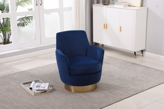 Teddy Swivel Barrel Chair, Swivel Accent Chairs Armchair For Living Room
