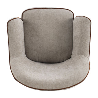 360° Swivel Accent Chair With Flared Arms