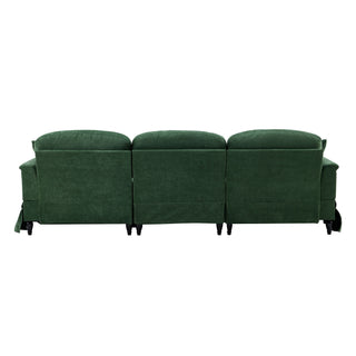 Cloud Sofa With Removable Ruffled Skirt With Ottoman And Flared Arms