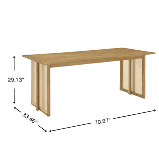 Dining Set, 1 Table & 2 Benches