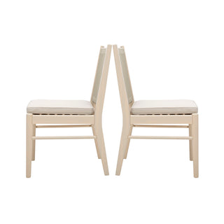 Cordoba - Dining Chair (Set of 2) Comfortable Armless Chairs - Beige